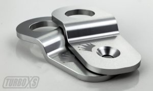 Subaru WRX STI Radiator Stay - Turbo XS - Billet Aluminum - Silver - `15-`16